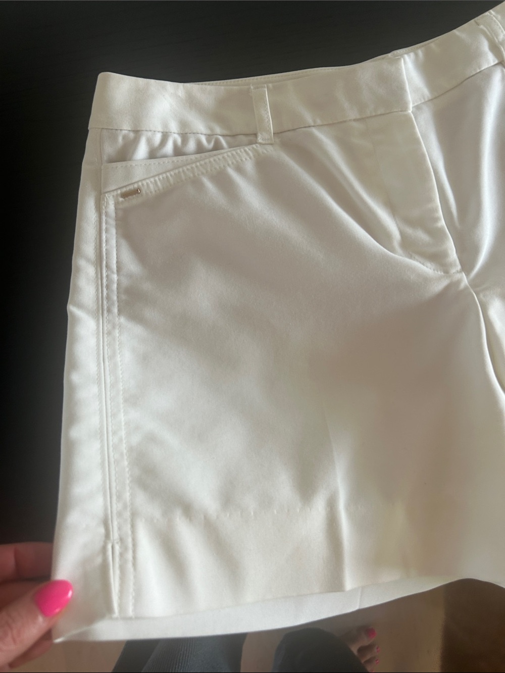 White House Black Market White Classic Bermuda Shorts - Picture 4 of 7